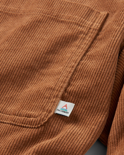 Backcountry Cord Shirt - Toffee - Flatlay