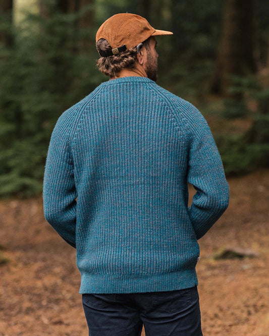 Fog Recycled Knitted Jumper - Deep Teal