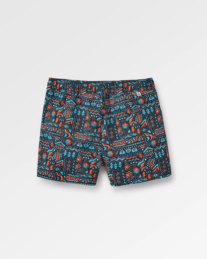 Way Out NetPlus® All Purpose Short - Elemental Geo Black - Flatlay