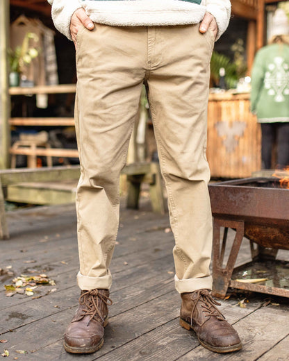 365 Cotton Trouser - Chinchilla Brown - Lifestyle
