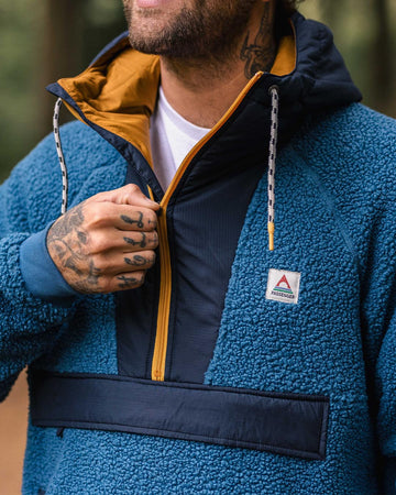 Woodland Polar-lined Sherpa Fleece Blue Steel – Passenger