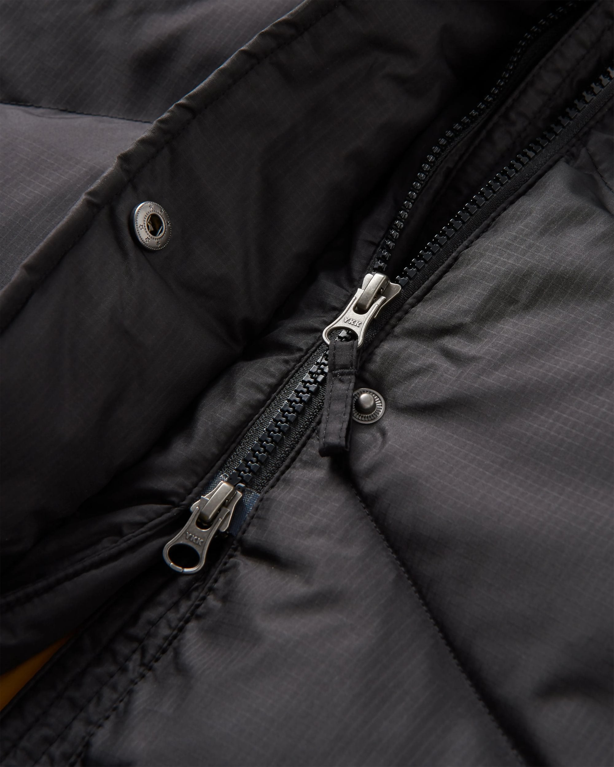 Tasman Recycled Long Insulated Jacket - Black - Flatlay