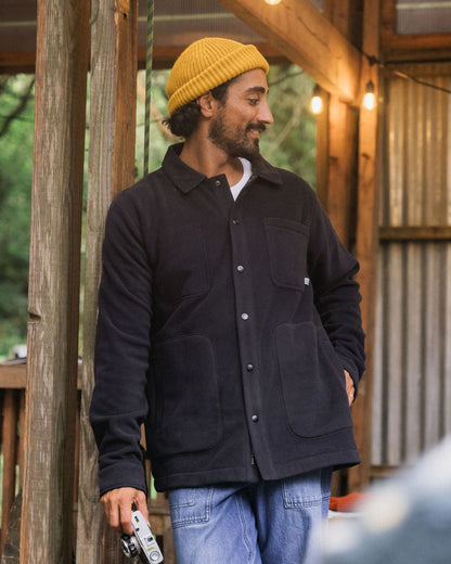 Adapt Recycled Polartec® Overshirt  - Black - Lifestyle