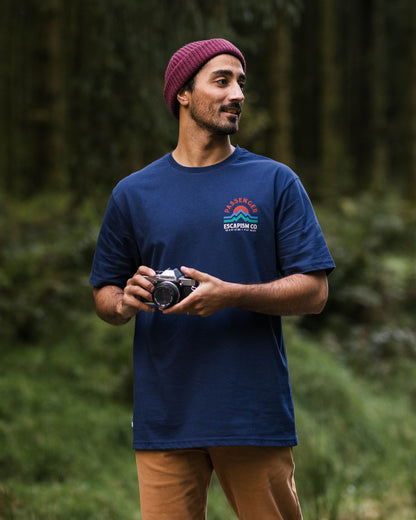 Dumont Organic Relaxed Fit T-Shirt - Rich Navy