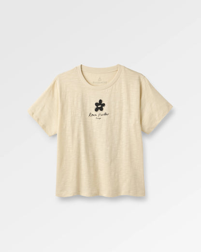 Women's Roam Further T-Shirt - Birch - Flatlay