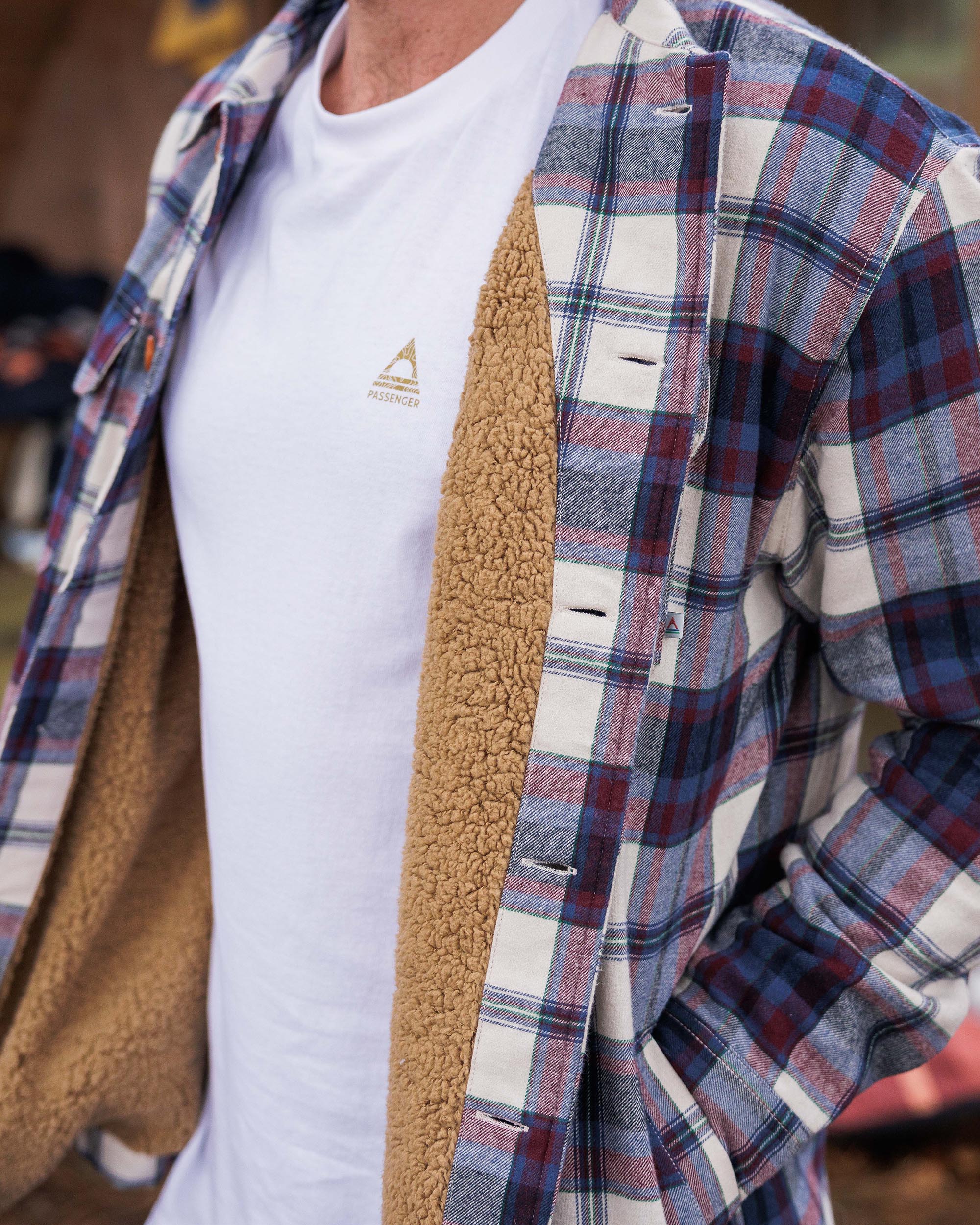 Freestyle Sherpa-Lined Overshirt - Vintage White - Lifestyle