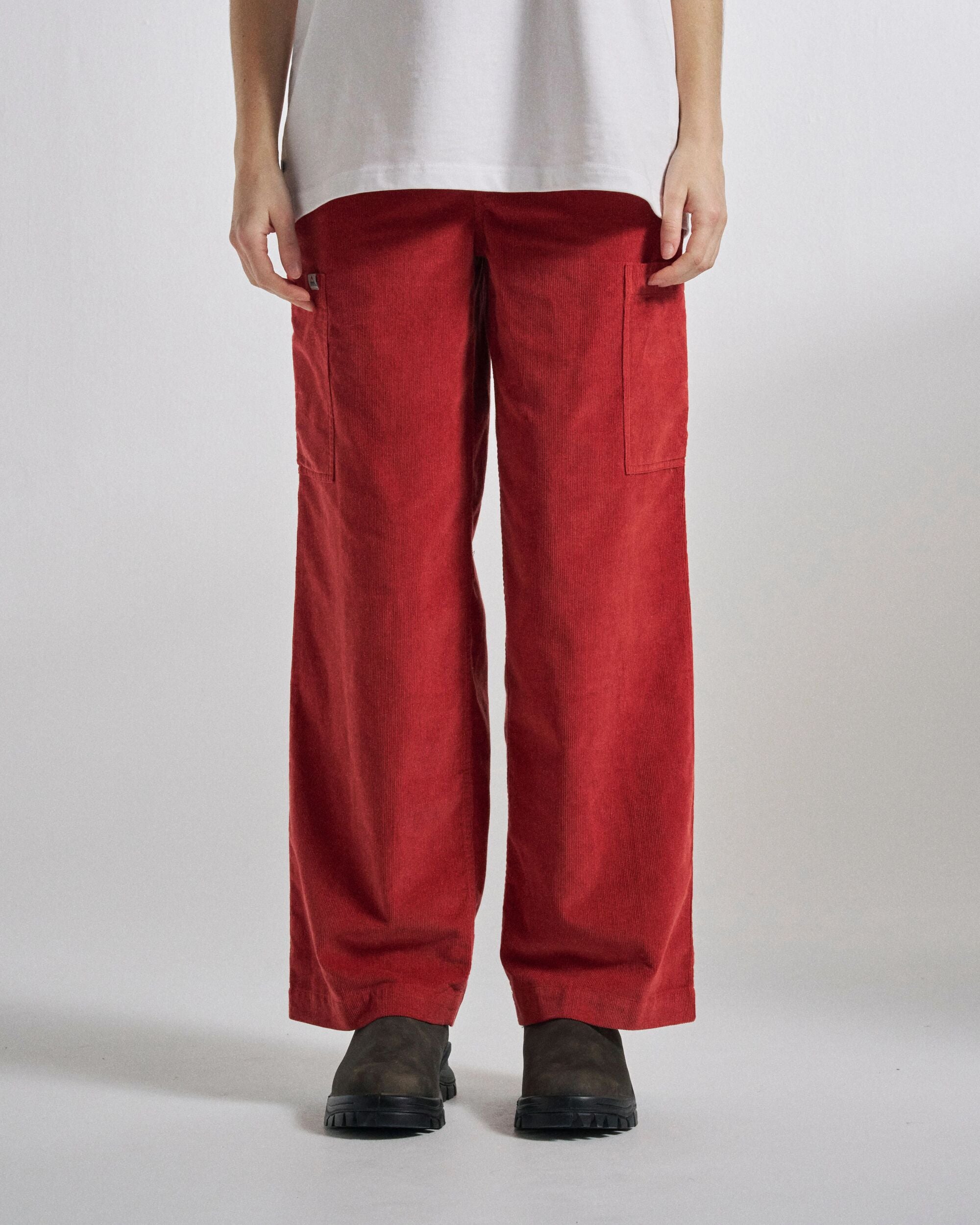 Someday Organic Cotton Corduroy Trouser Red Ochre – Passenger