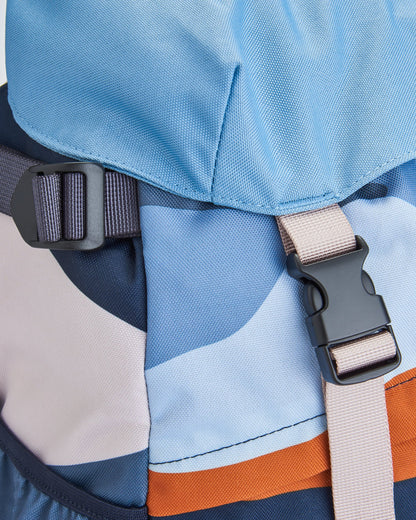 Boondocker Recycled 32L Backpack - Scenic Faded Denim - Flatlay