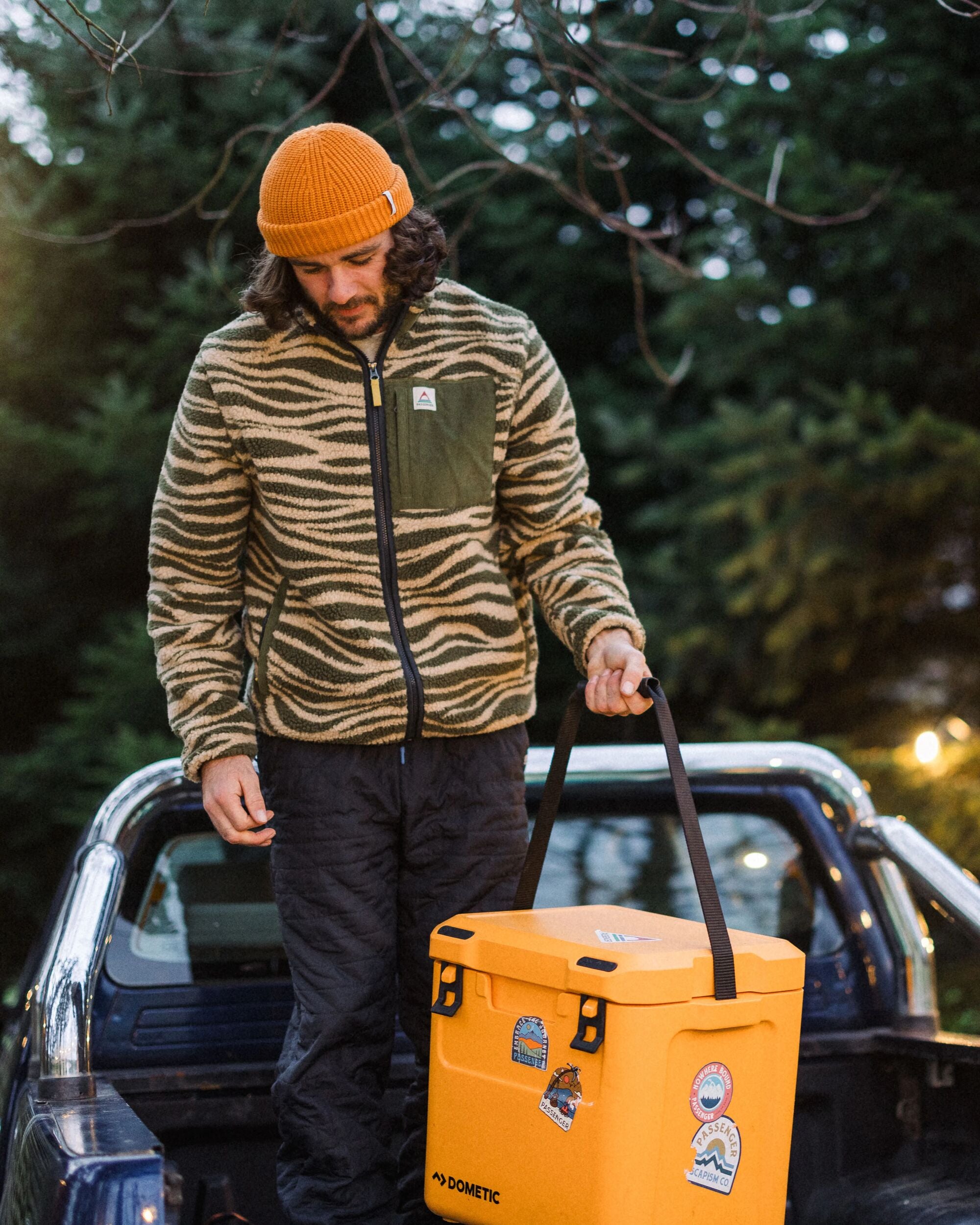 Trekker Recycled Deep-Pile Sherpa Fleece - Strata Khaki - Lifestyle