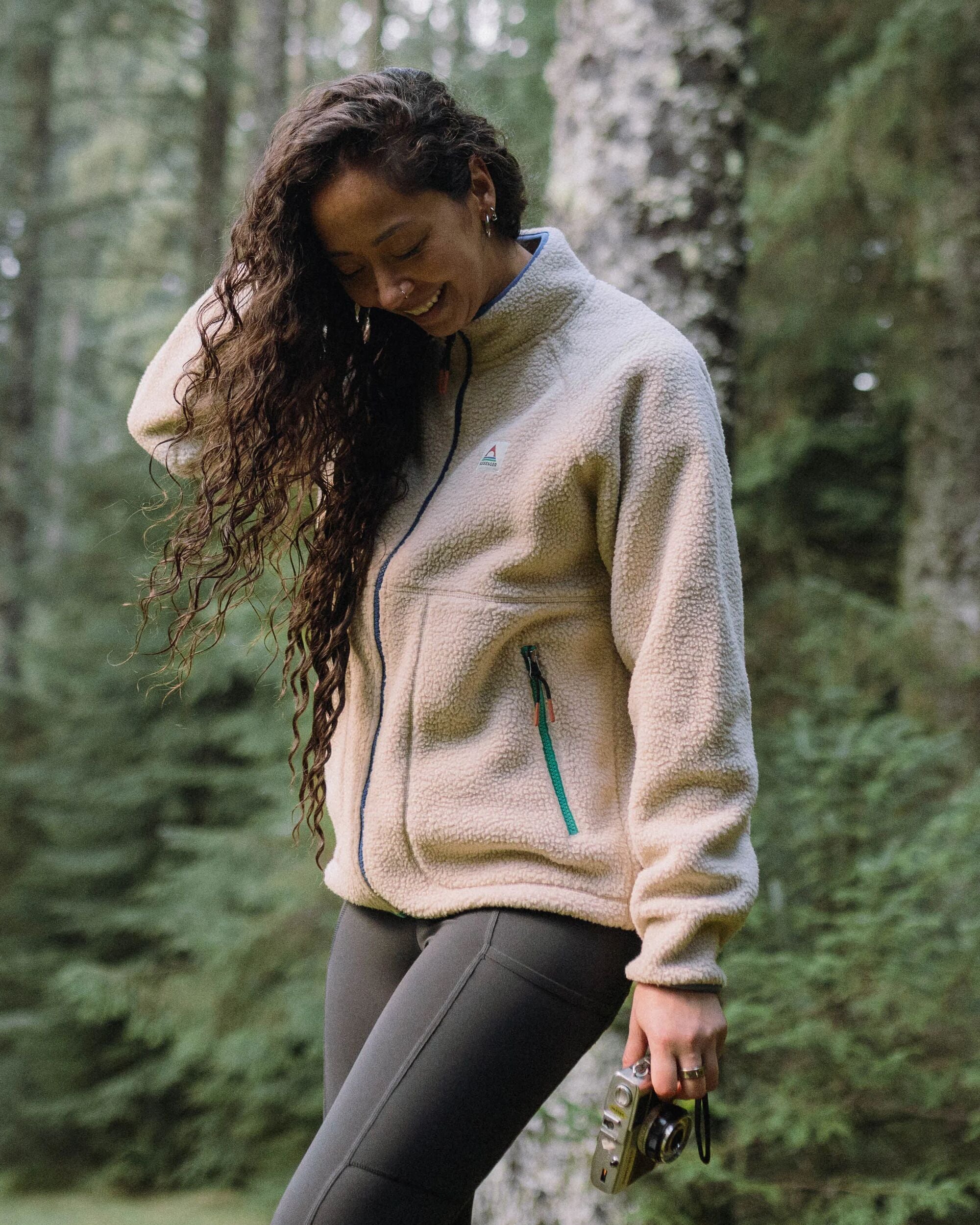 Fairbanks Full Zip Recycled Sherpa Fleece Oatmeal – Passenger