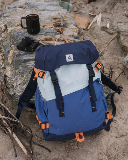 Boondocker Recycled 32L Backpack - Rich Navy/Surf Spray/Moonlight Blue - Lifestyle