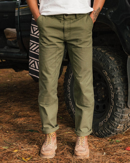 Vantage Organic Cotton Trouser - Khaki - Lifestyle