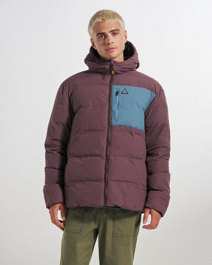Oceanic Heavyweight Insulated Full Zip Jacket - Brambleberry - Studio Model