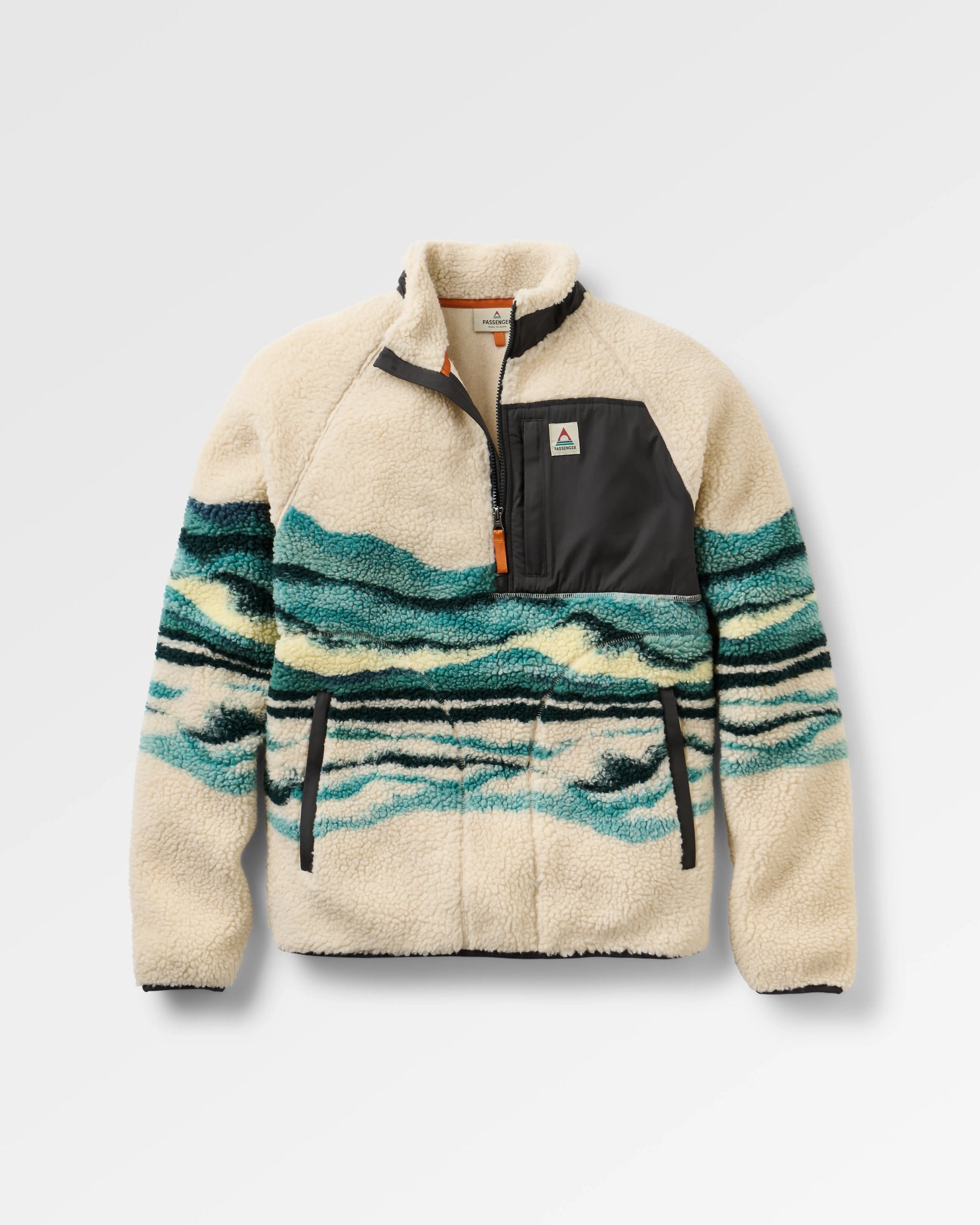 【新品未使用】BRIEFING STRETCH FLEECE PULLOVER Offroad Sherpa 1/2 Zip Fleece Reflection Birch – Passenger