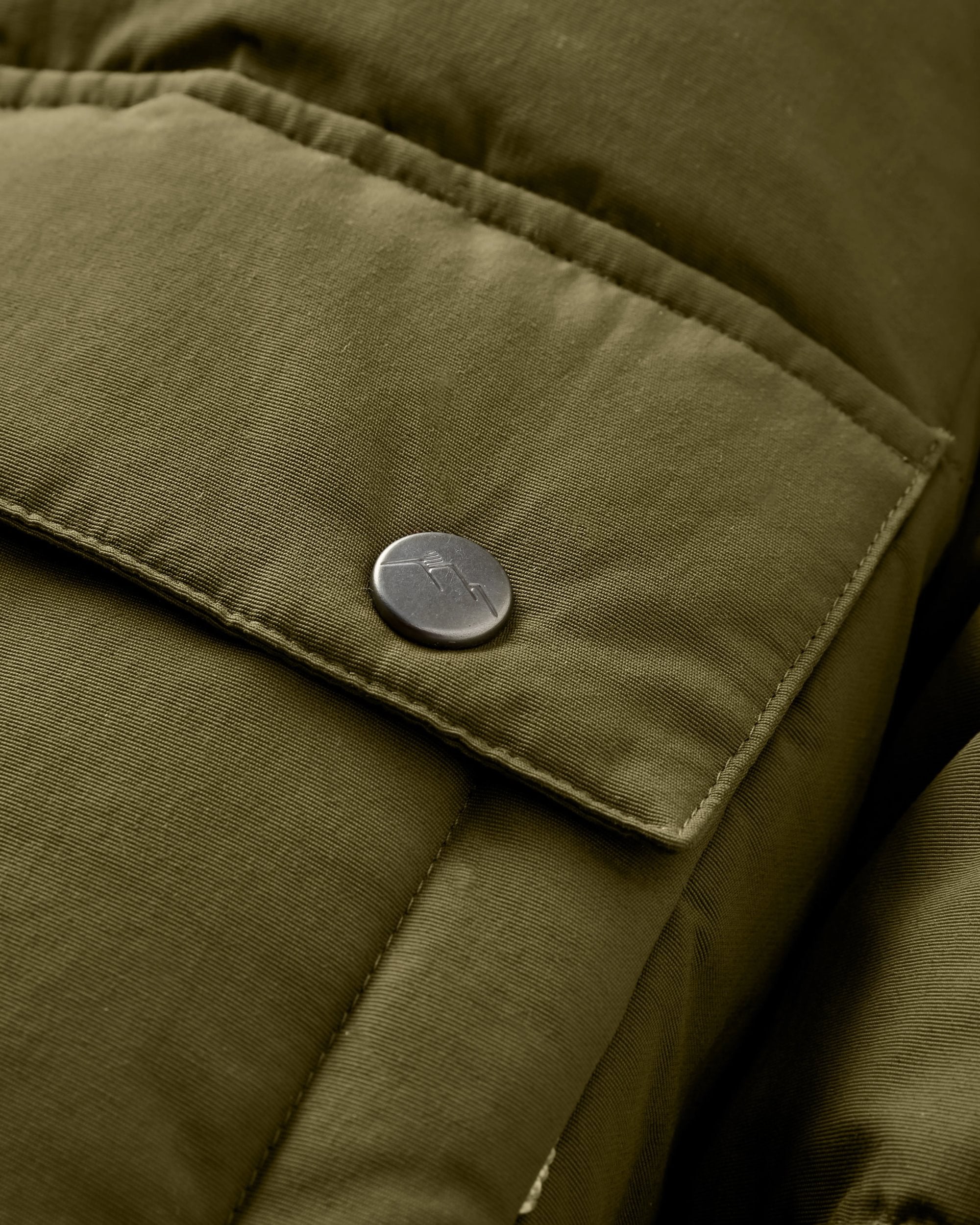 Grounded Down Jacket - Dark Olive - Flatlay