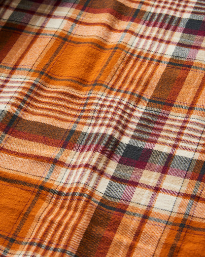 Way Flannel Lined Overshirt - Toffee - Flatlay