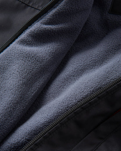 Bundoran Recycled Jacket - Black - Flatlay