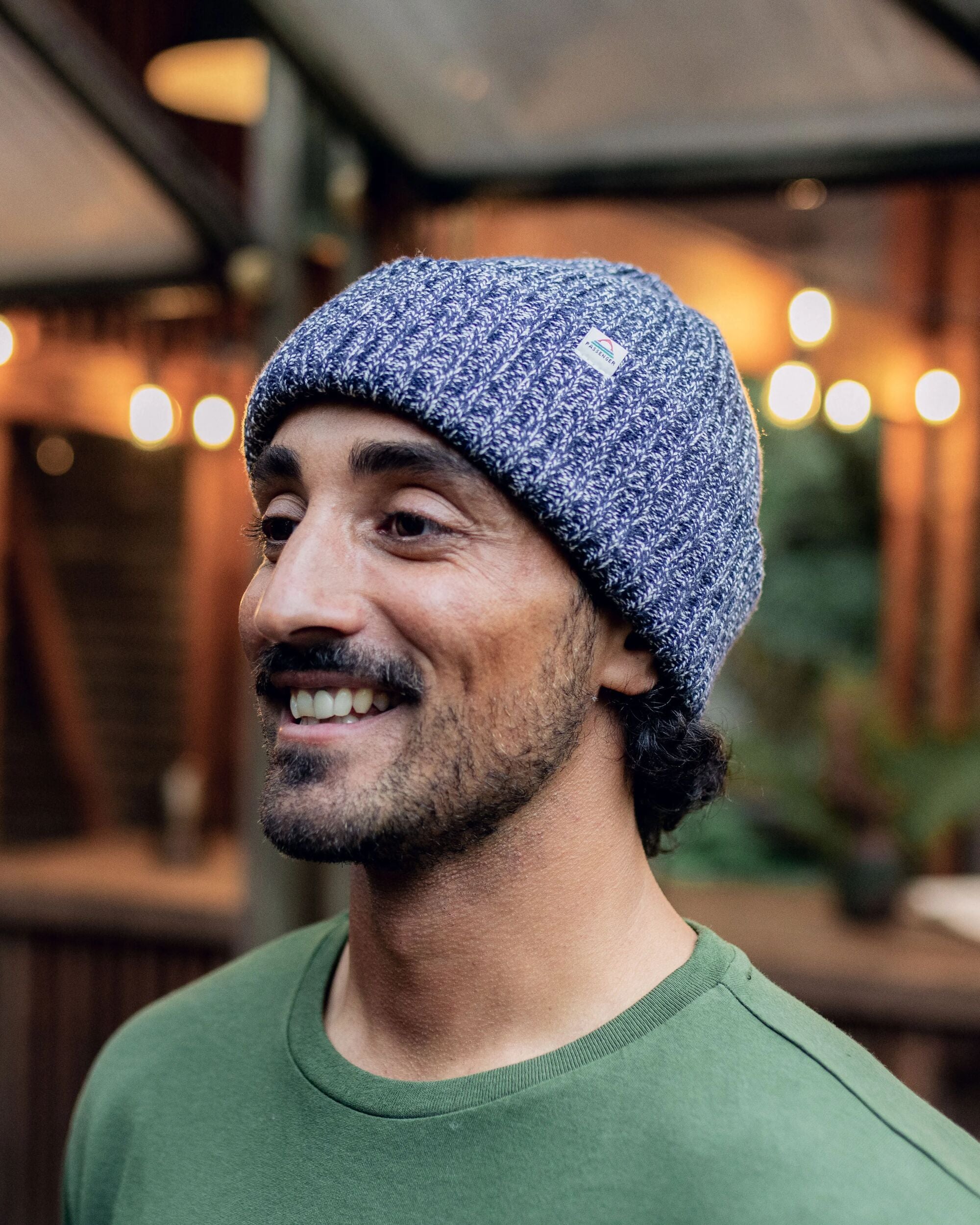 Fisherman Marl Beanie - Rich Navy - Lifestyle - Male