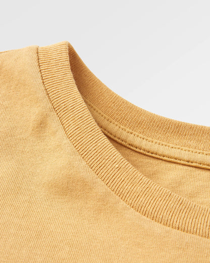 Escapism Recycled Cotton T-Shirt - Mustard Gold