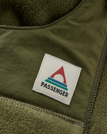 Snow Lodge Polartec® Hood - Khaki - Flatlay