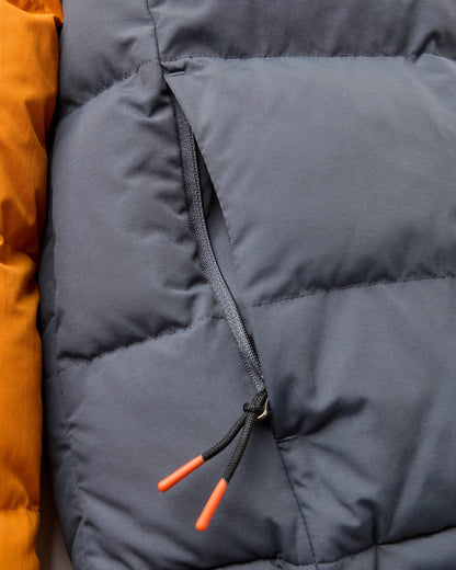 Ocean Heavyweight Insulated Anorak - Charcoal - Flatlay