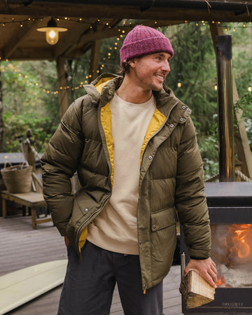 Grounded Down Jacket Dark Olive – Passenger