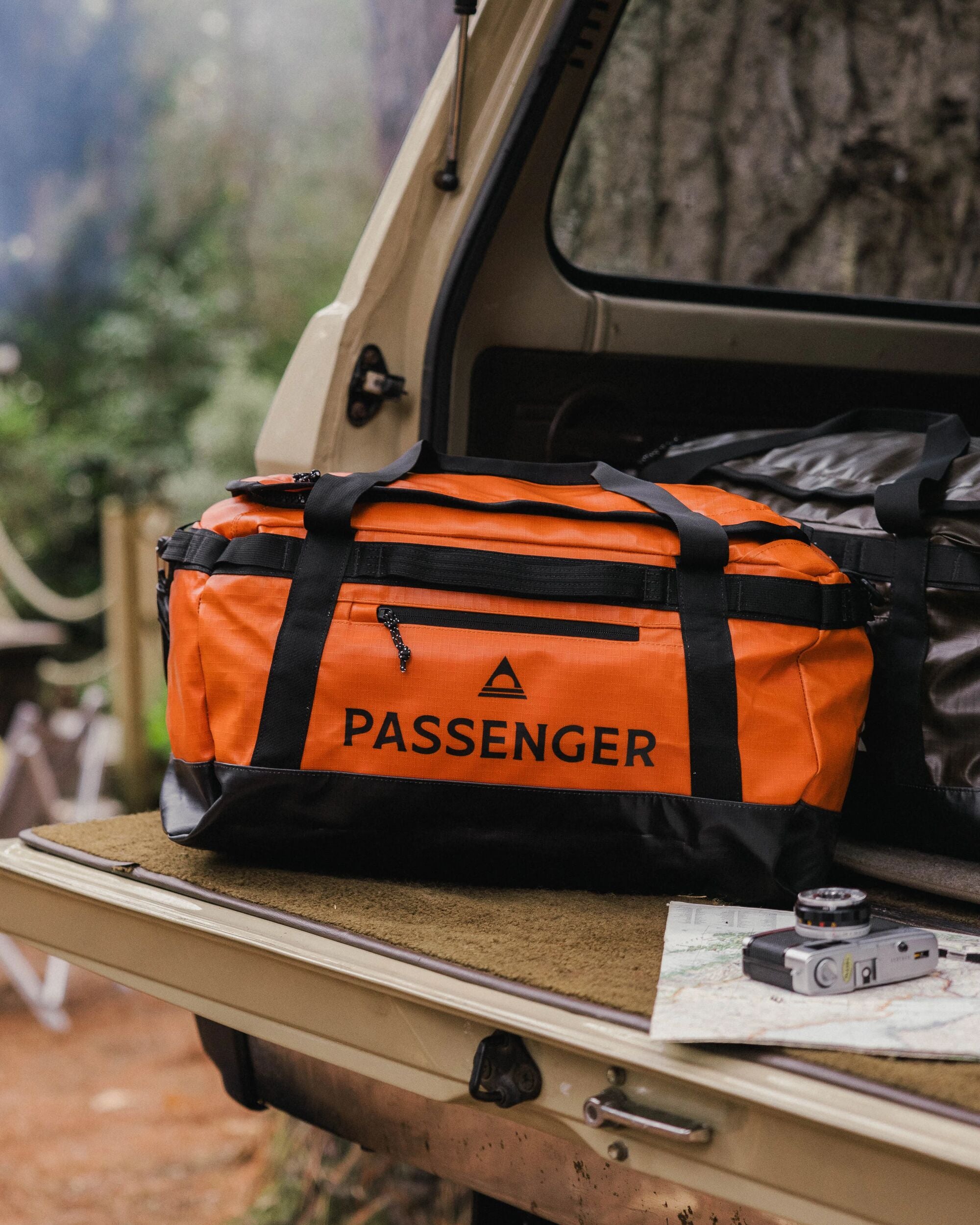 Roamer Recycled 40L Duffel Bag - Sunrise Orange - Lifestyle