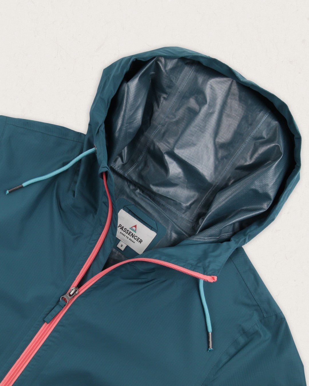 Nimbin Recycled Full Zip Waterproof Jacket - Mediterranean
