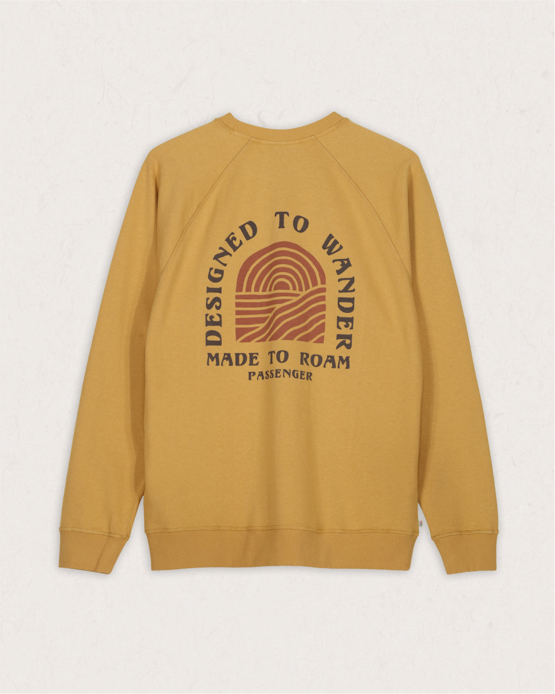 Sundown Recycled Cotton Sweatshirt - Mustard Gold