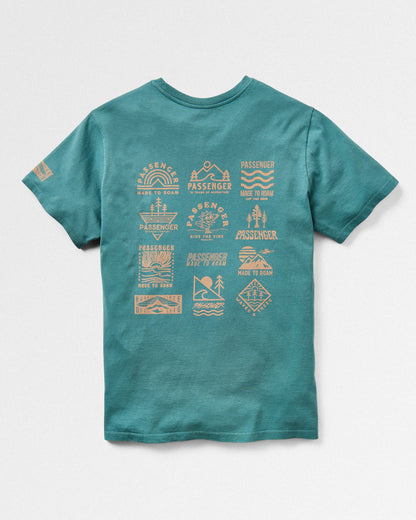Icon Recycled Cotton T-Shirt - Deep Sea