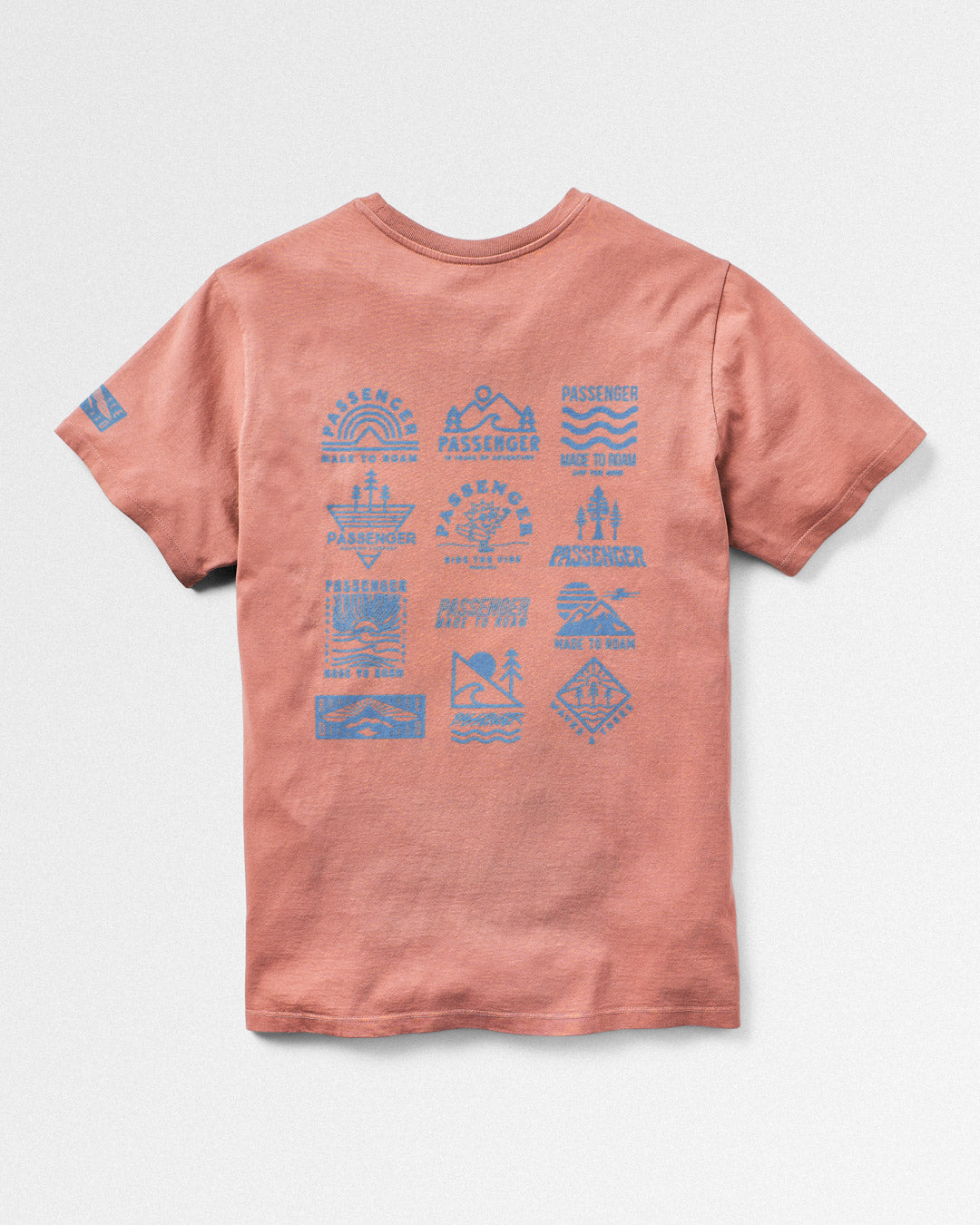 Icon Recycled Cotton T-Shirt - Peach