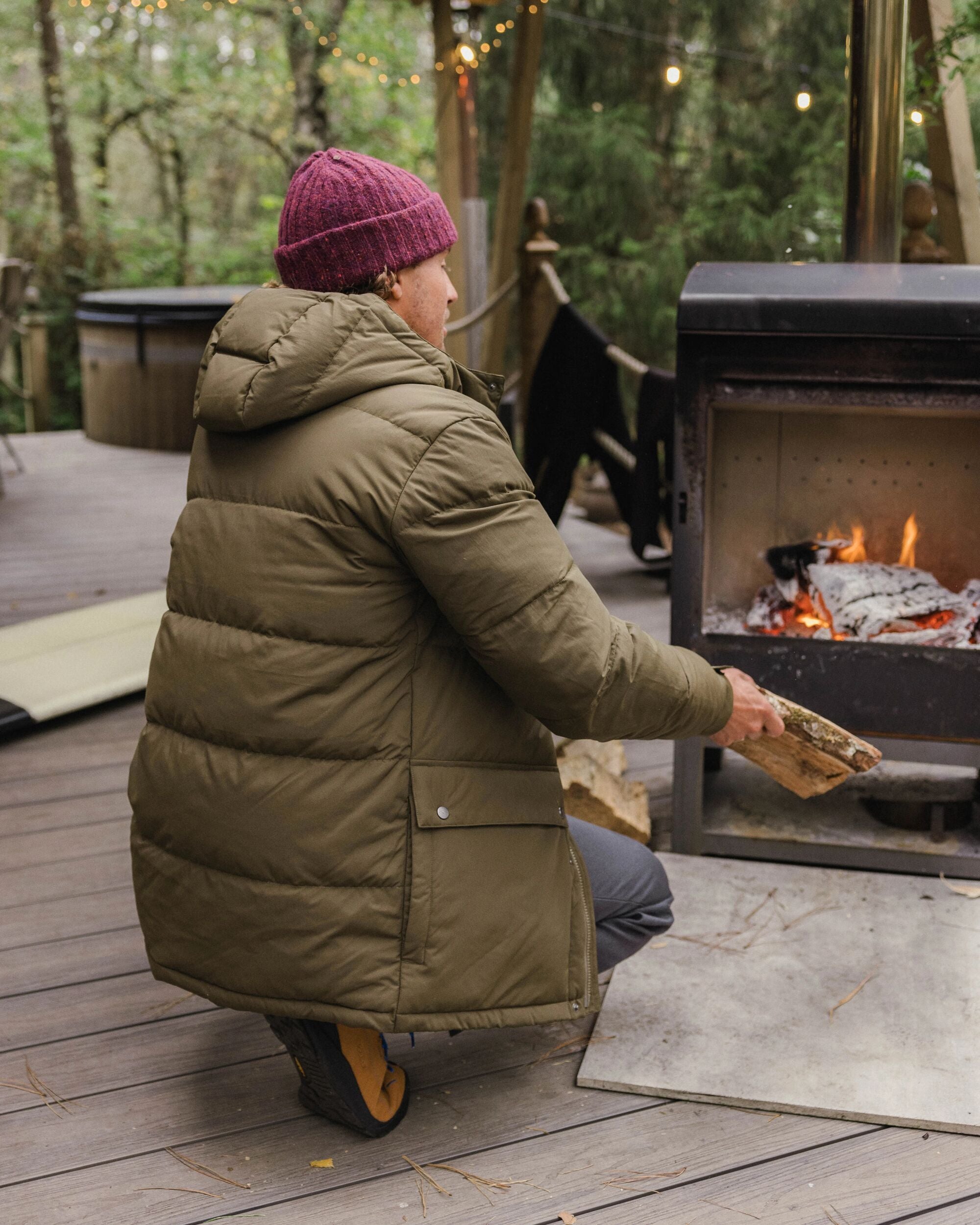 Grounded Down Jacket Dark Olive – Passenger