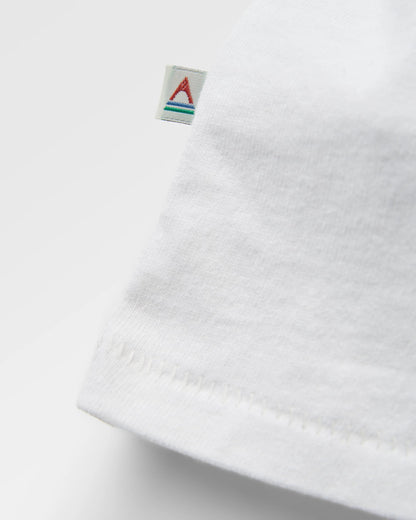 Odyssey Organic Cotton LS T-Shirt - White - Flatlay