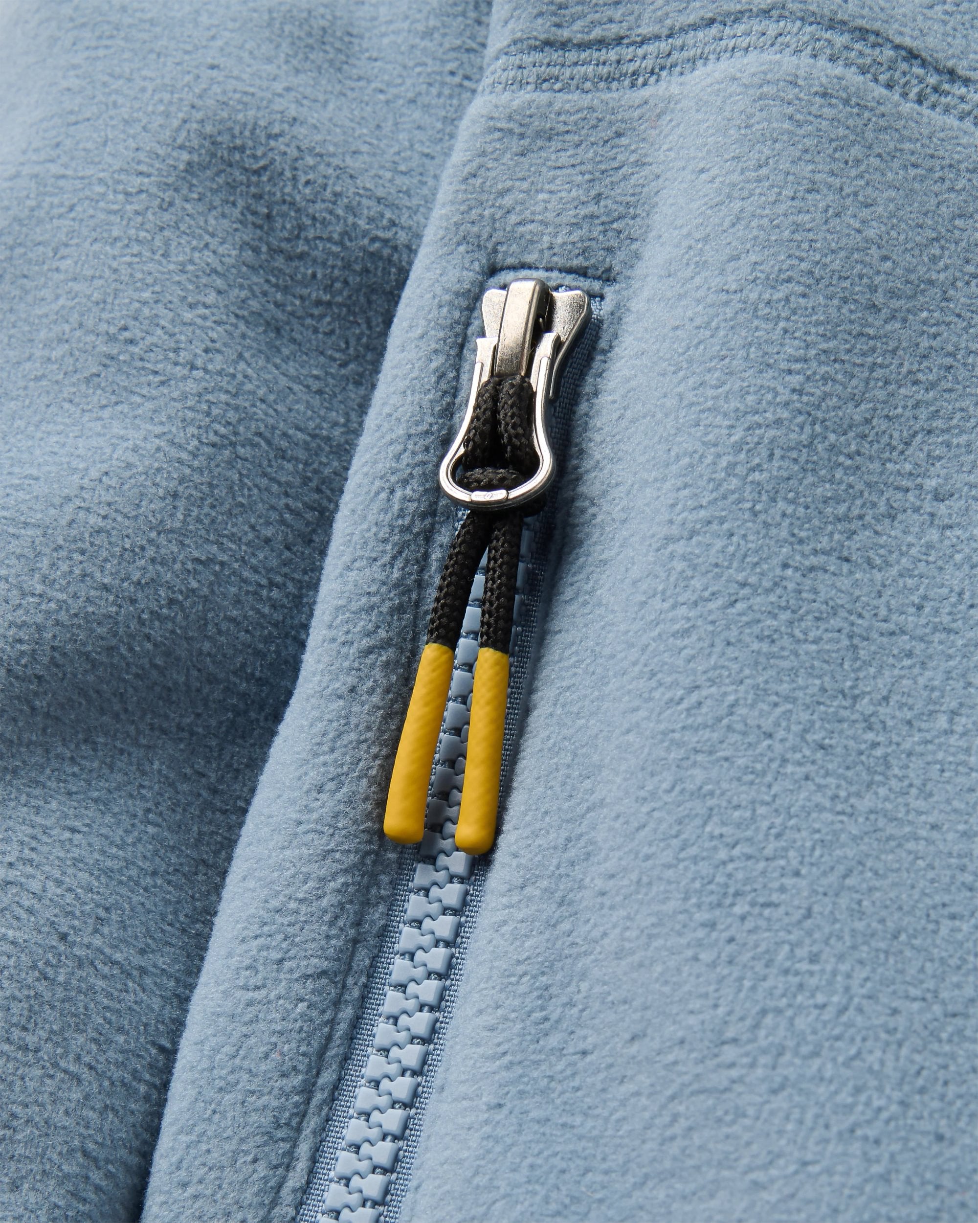 Ayla Micro Polartec® Crew Fleece - Stormy Blue - Flatlay