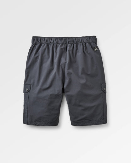 Stride Recycled Active Trail Short - Black - Flatlay