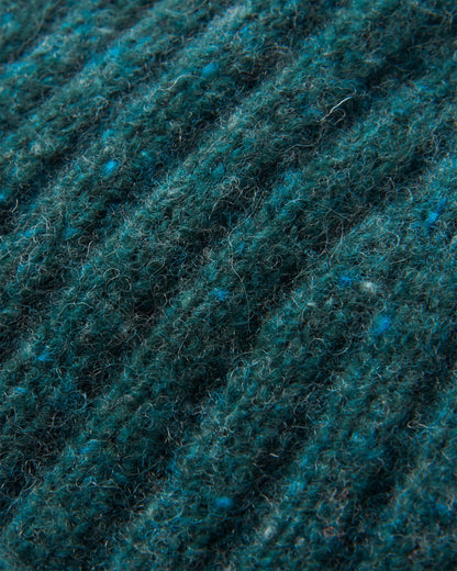 Fisherman Merino Wool Beanie - Fir Tree - Flatlay