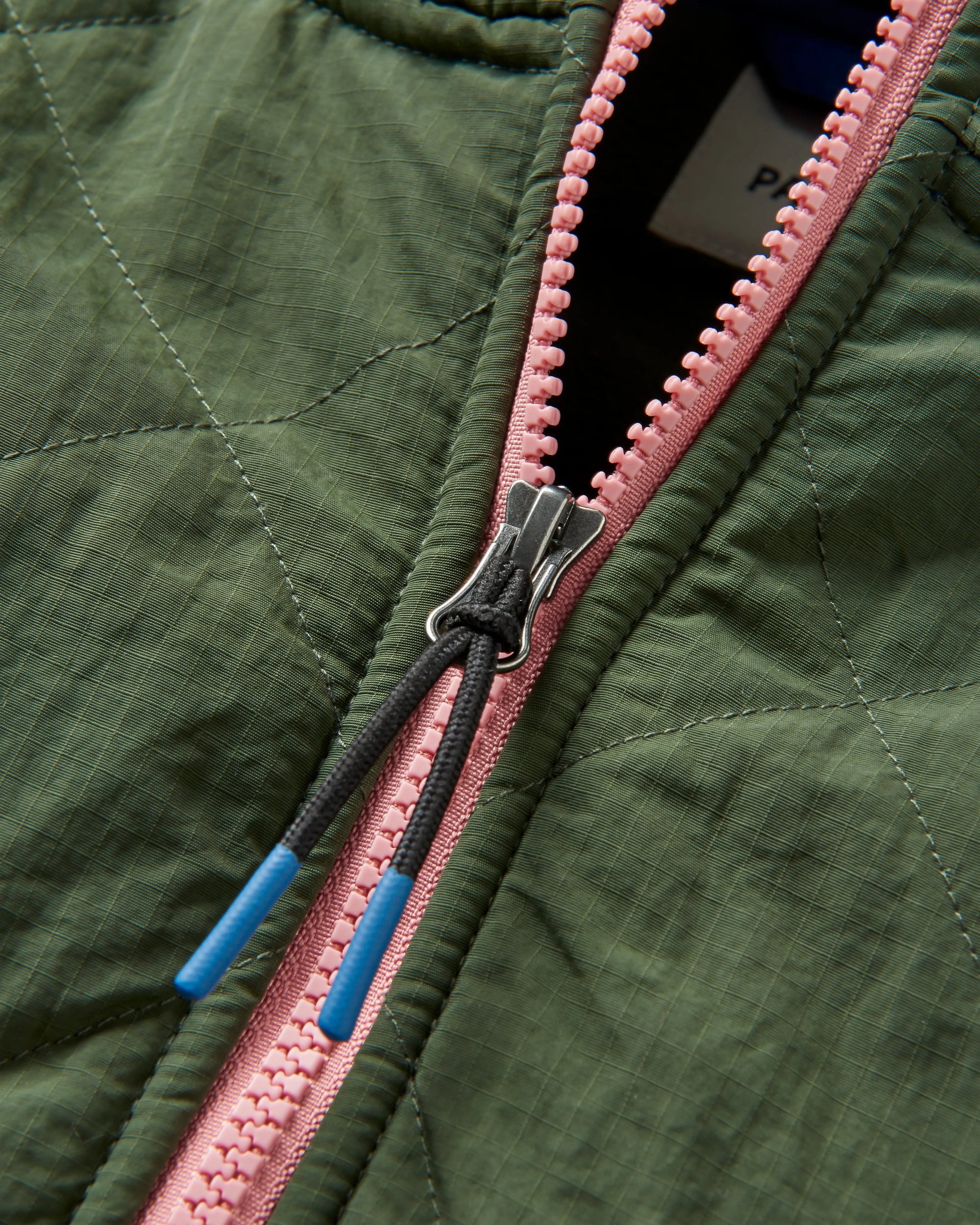 Beaumont Recycled Sherpa Hooded Fleece - Abstract Mountain Fir Tree - Flatlay