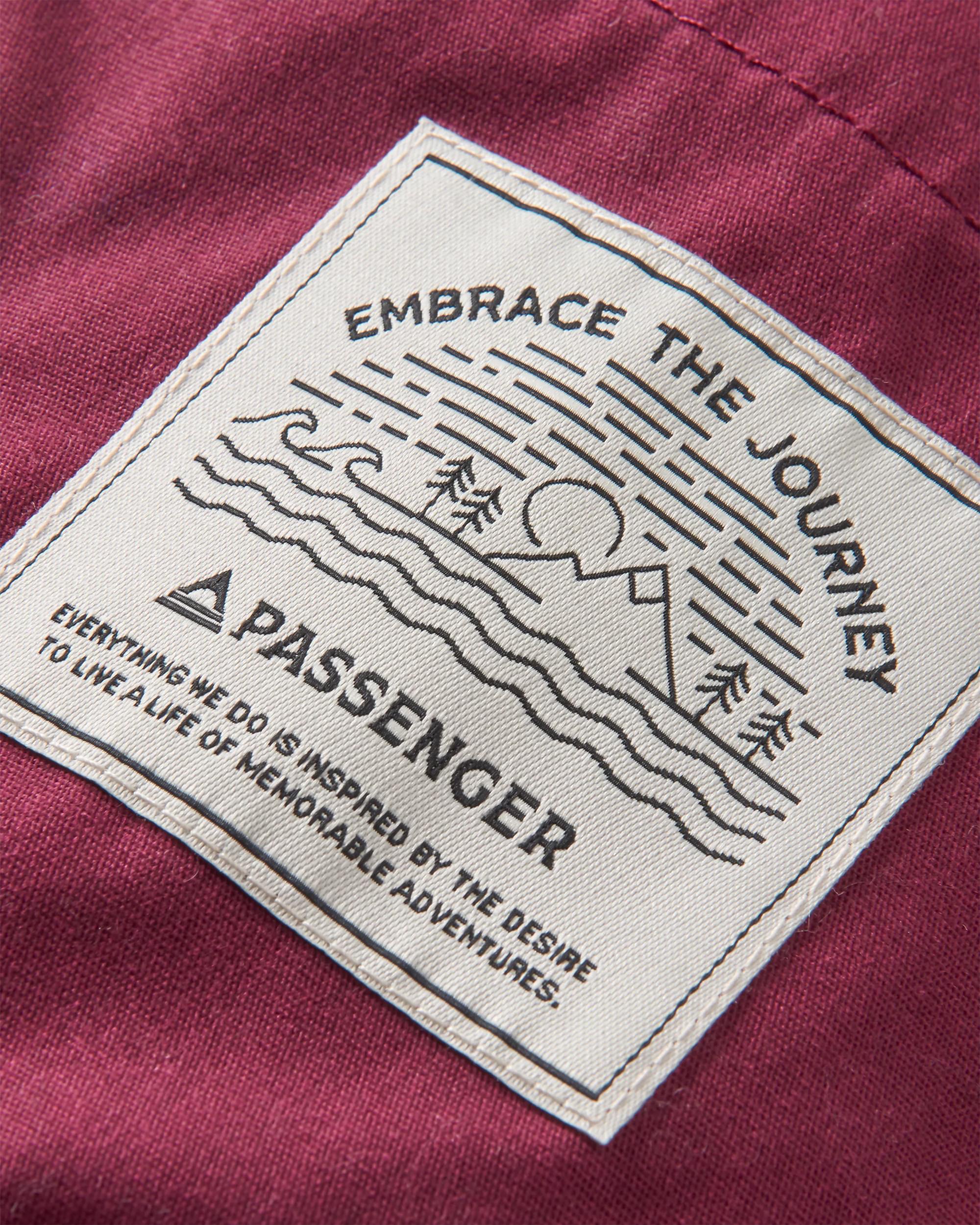 Discover Recycled Sherpa Lined Jacket - Wine - Flatlay