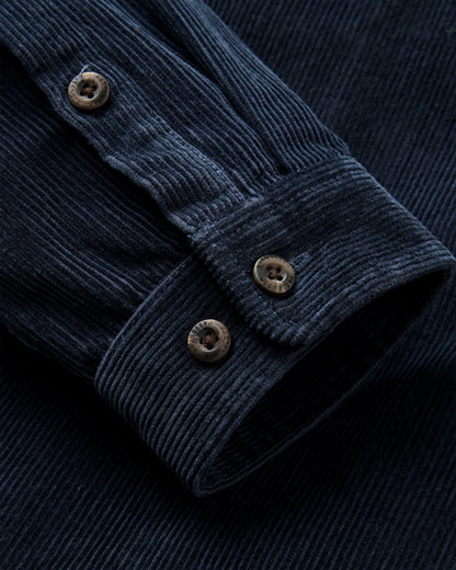 Backcountry Cord Shirt - Deep Navy - Flatlay