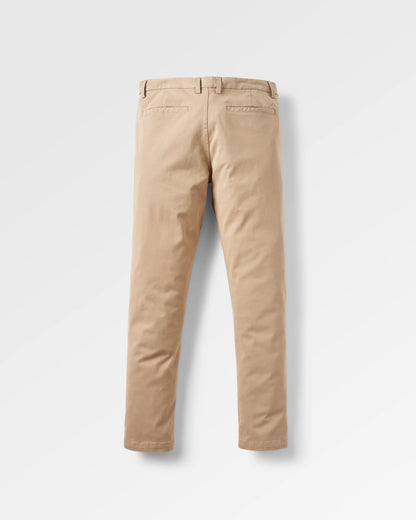 365 Organic Cotton Trouser - Chinchilla Brown - Flatlay