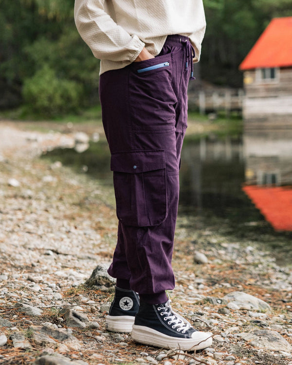 Plum Shore Handspun Handwoven Organic Cotton Trousers