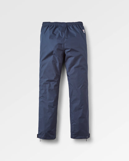 Cloudburst Waterproof Recycled Trouser - Deep Navy - Flatlay