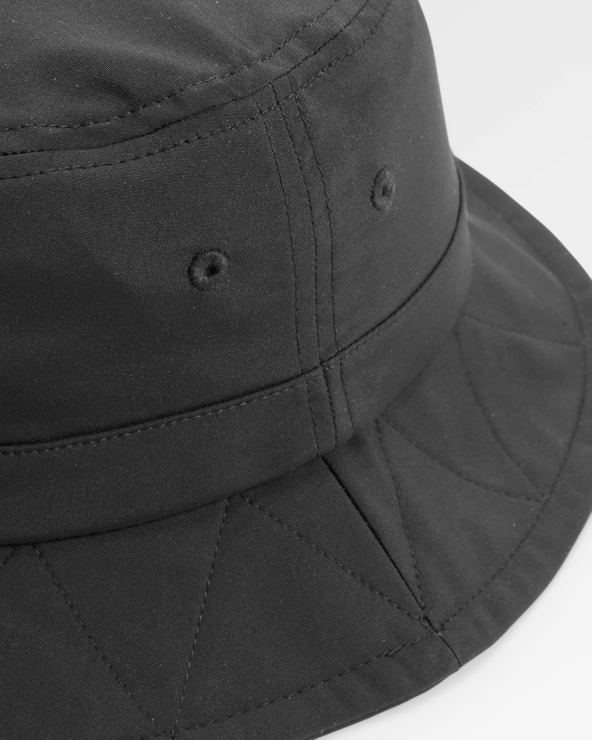 Shaded Bucket Hat - Black - Flatlay
