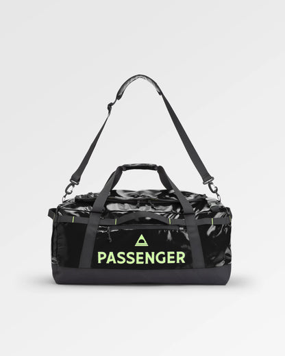 Roamer Recycled 40L Duffel Bag - Black - Flatlay