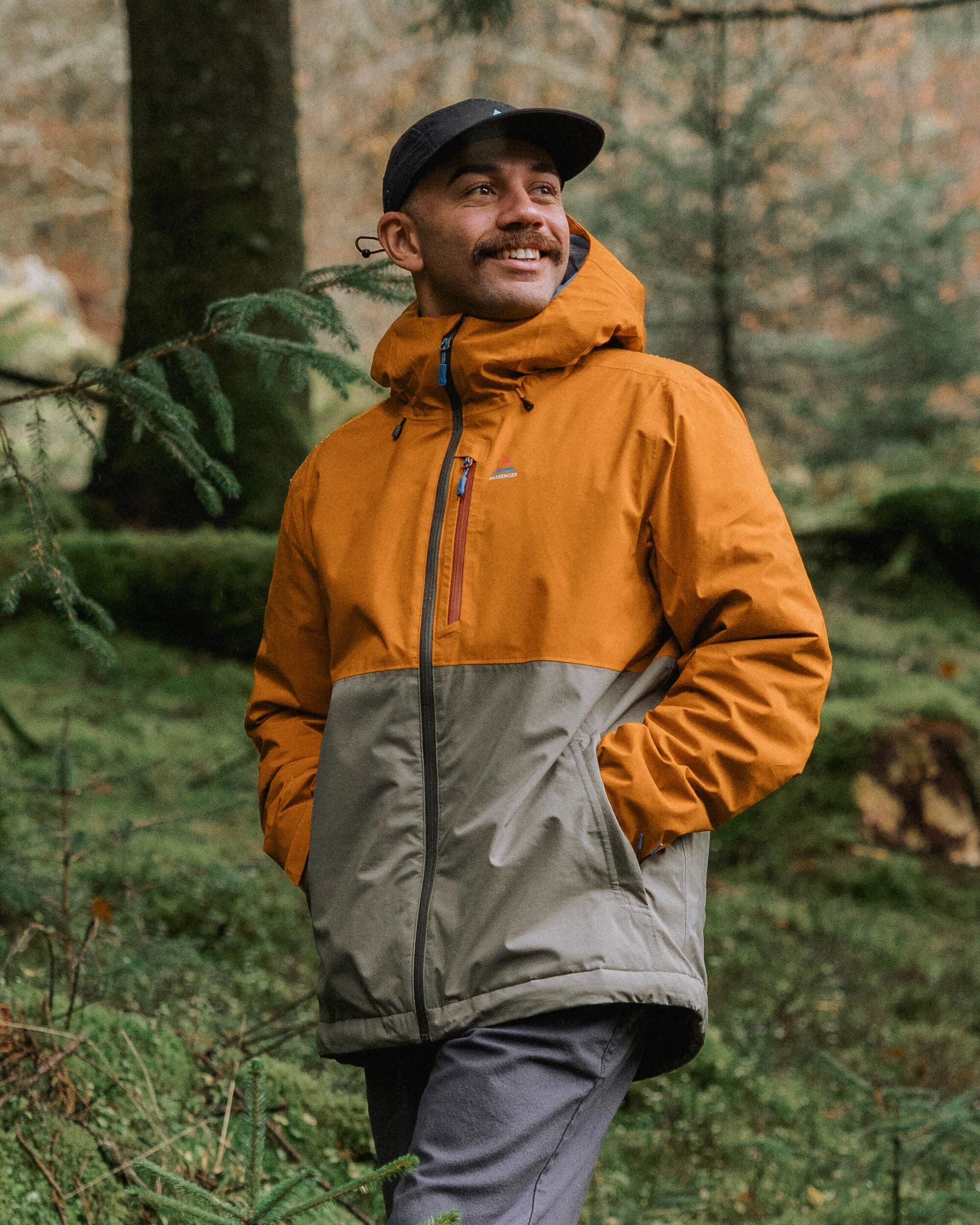 Eclipse Insulated Waterproof Jacket Retro Orange/Dusty Olive
