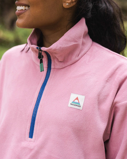 Ayla Recycled Micro Polartec® Fleece - Pink Haze - Lifestyle