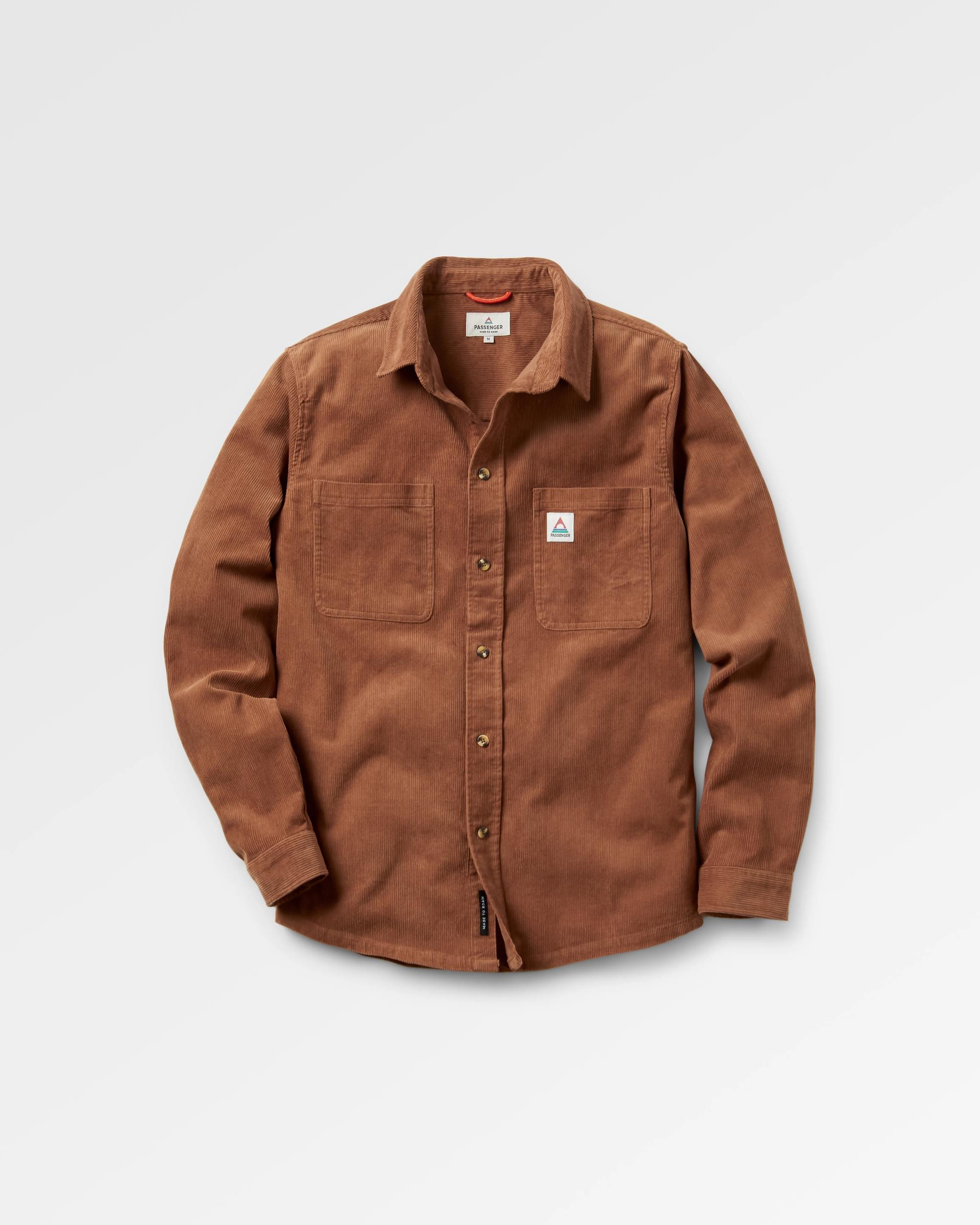 Backcountry Cord Shirt - Toffee - Flatlay