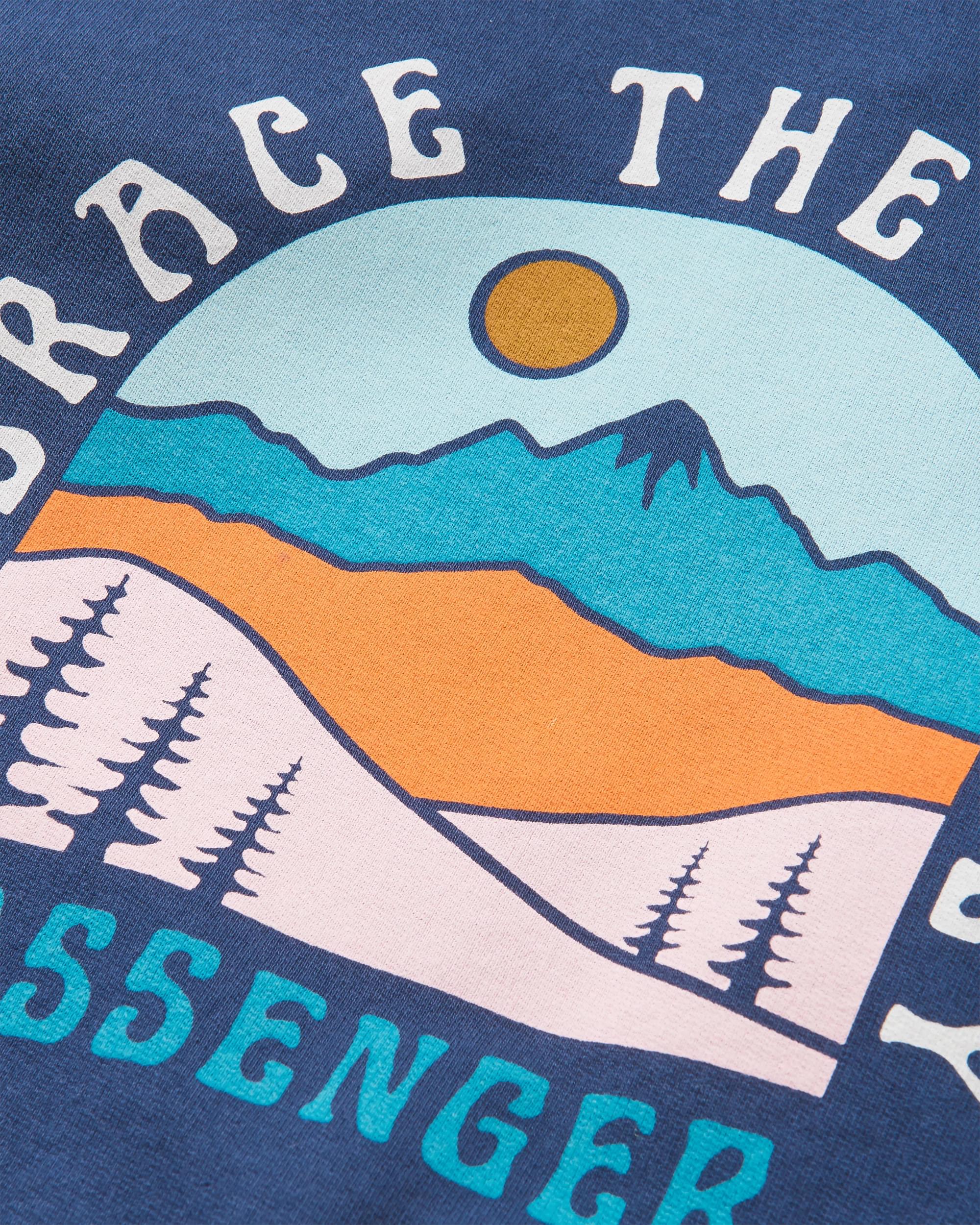 Outlook Sweatshirt - Rich Navy - Flatlay