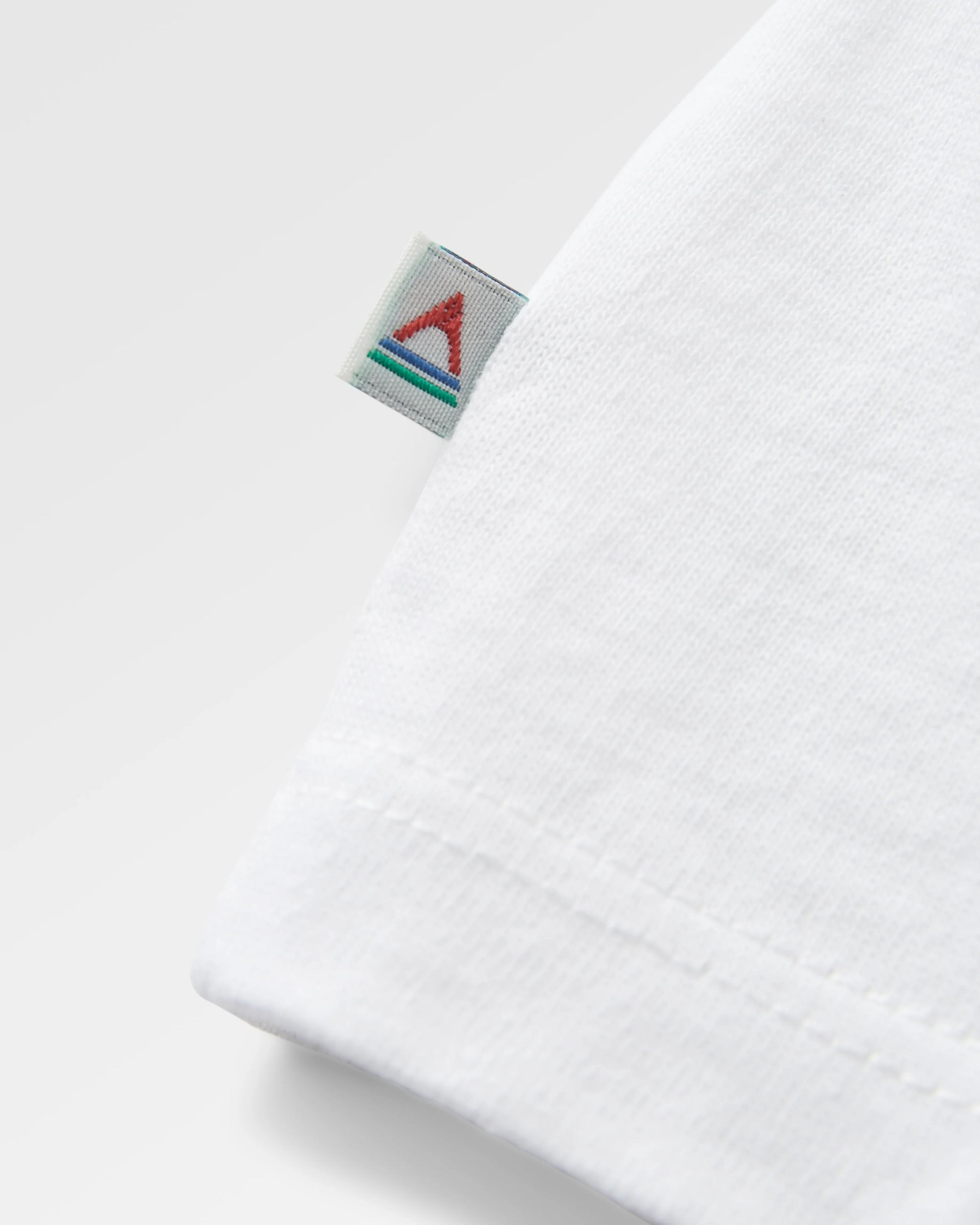 Roamer Recycled Cotton LS T-Shirt - White - Flatlay