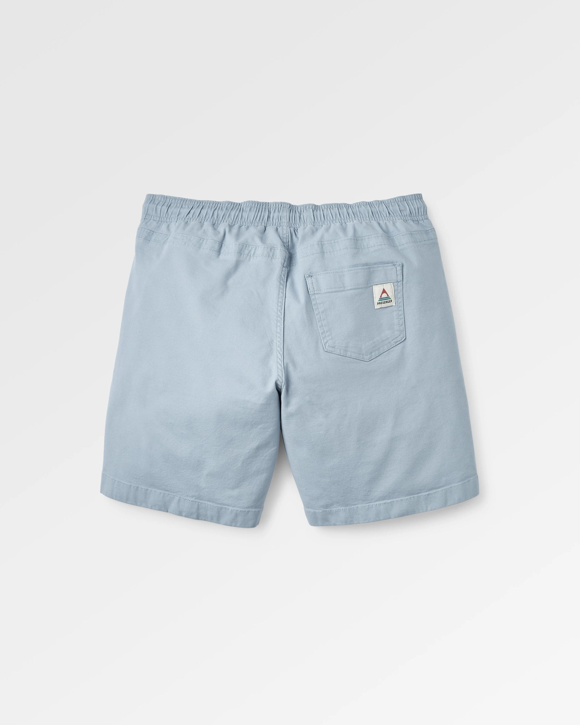 Drifter Organic Cotton Short - Faded Denim - Flatlay
